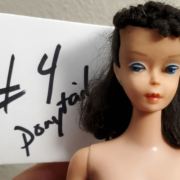 VINTAGE #4 BRUNETTE PONYTAIL BARBIE DOLL - Picture 5 of 8